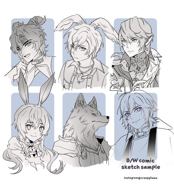 B/W sample