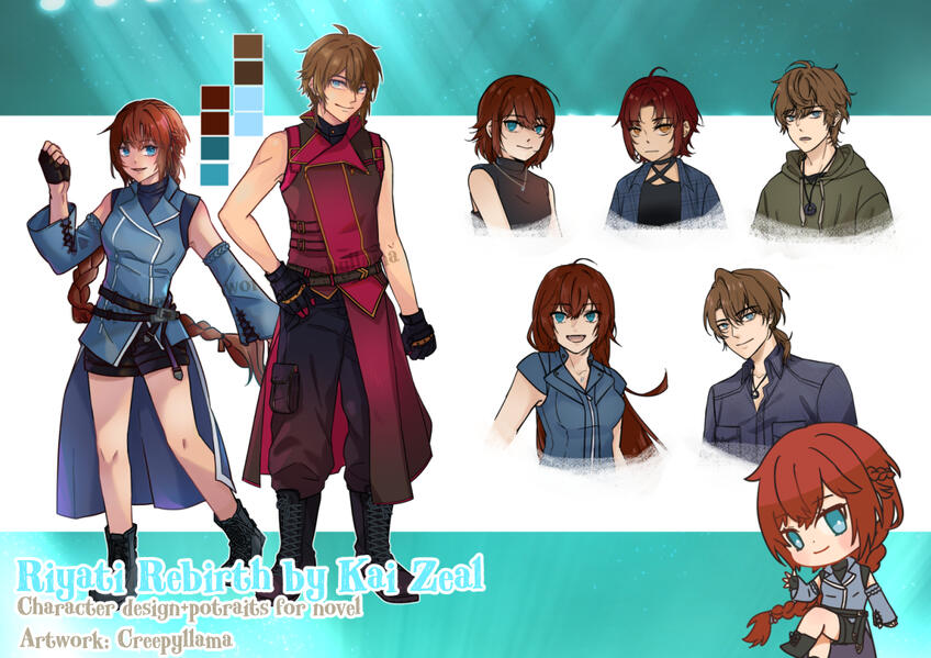 Riyati rebirth's character design